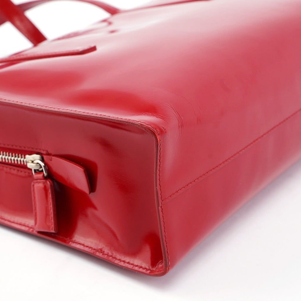 1995 Red Spazzolato Tote