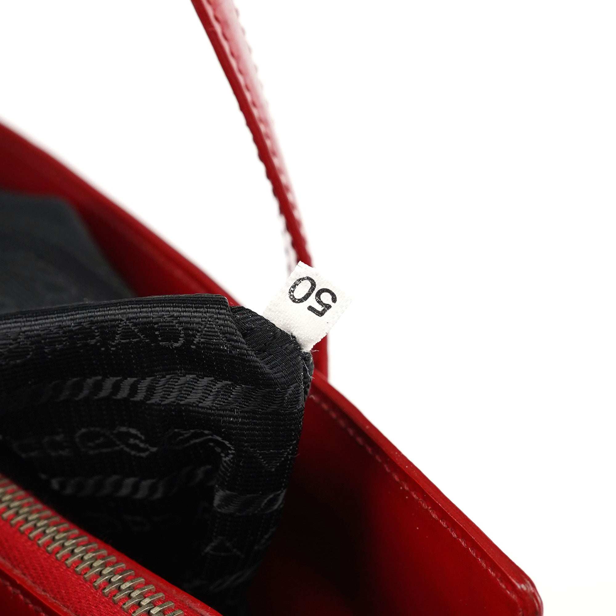 1995 Red Spazzolato Tote Bag