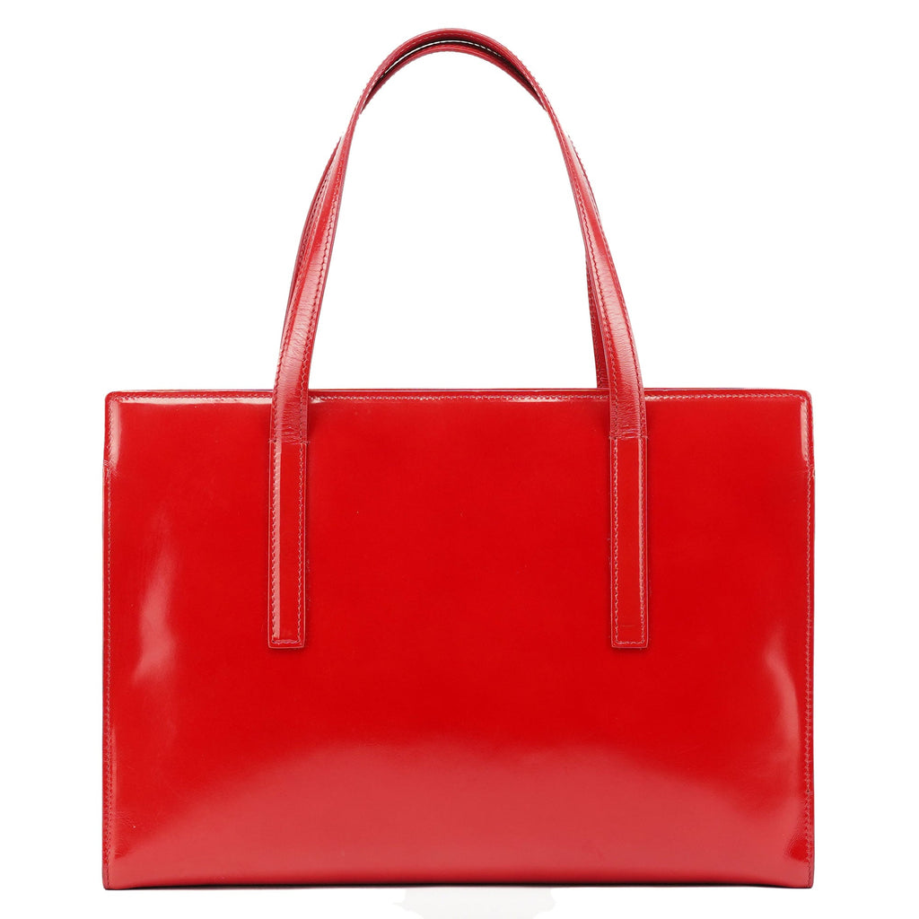 1995 Red Spazzolato Tote Bag