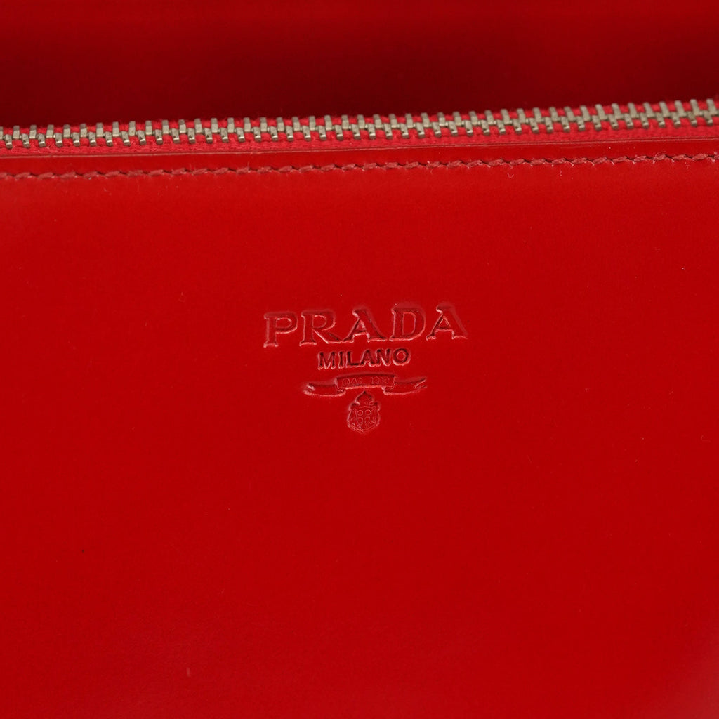 1995 Red Spazzolato Tote Bag