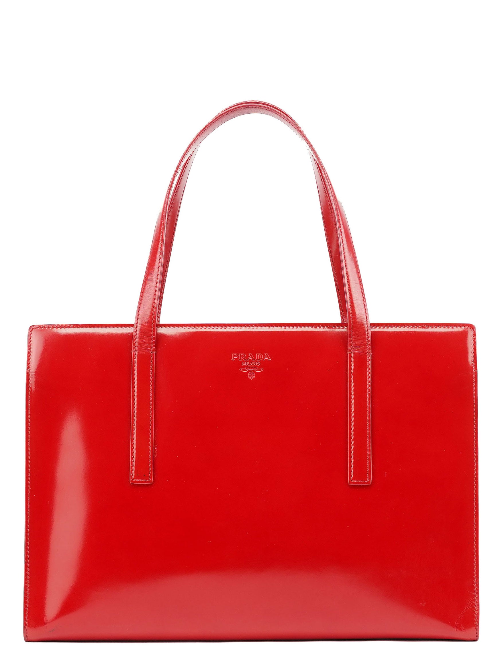 1995 Red Spazzolato Tote Bag