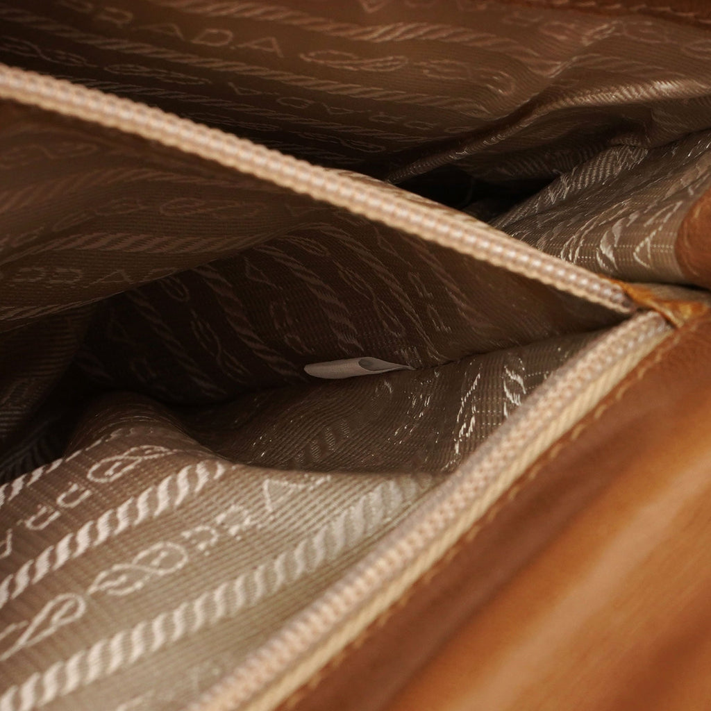 1996 Beige Madras Swing Chain Bag