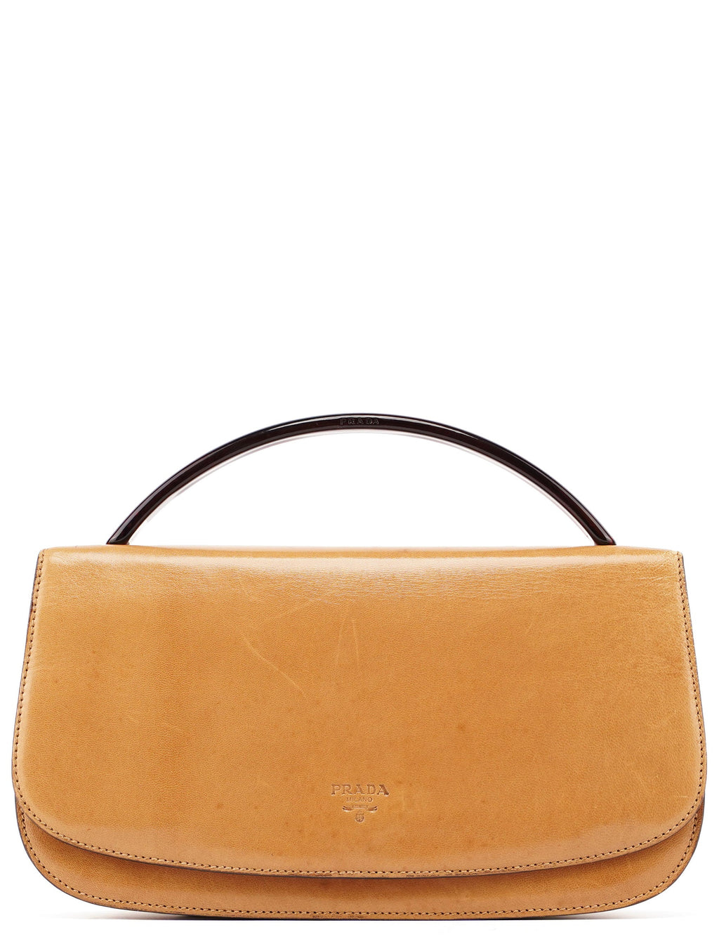 1996 Beige Madras Swing Top Handle Bag