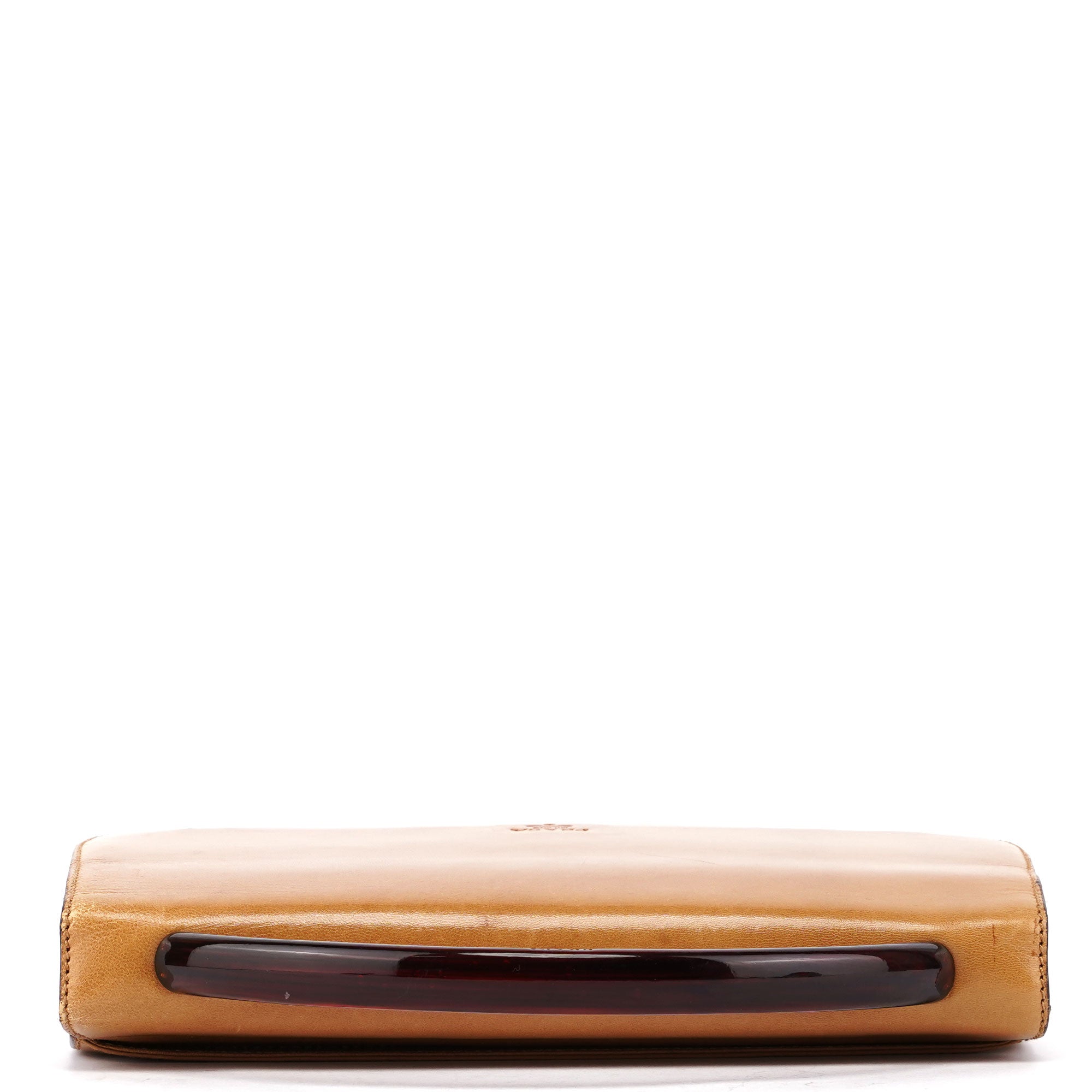 1996 Beige Madras Swing Top Handle Bag