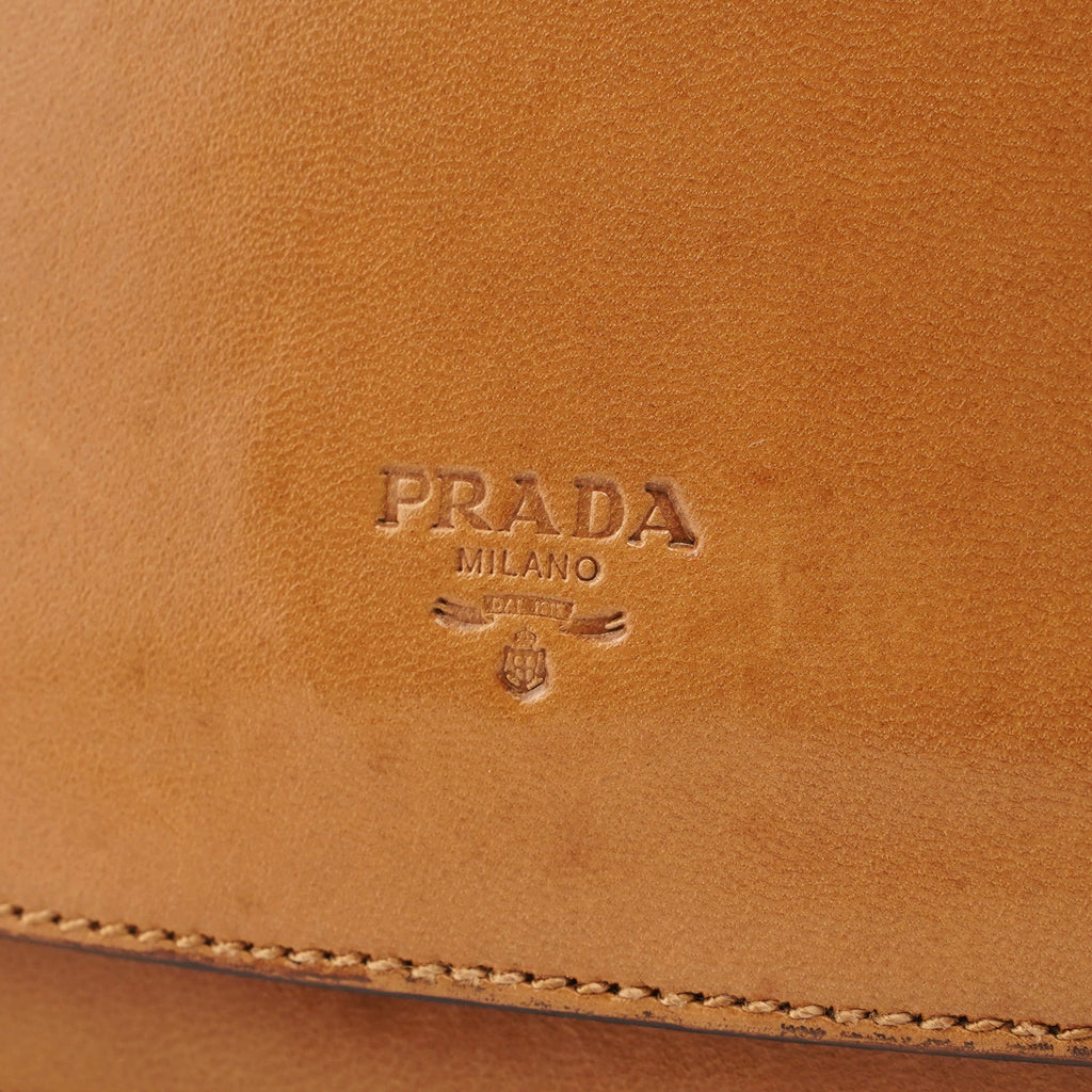 1996 Beige Madras Swing Top Handle Bag