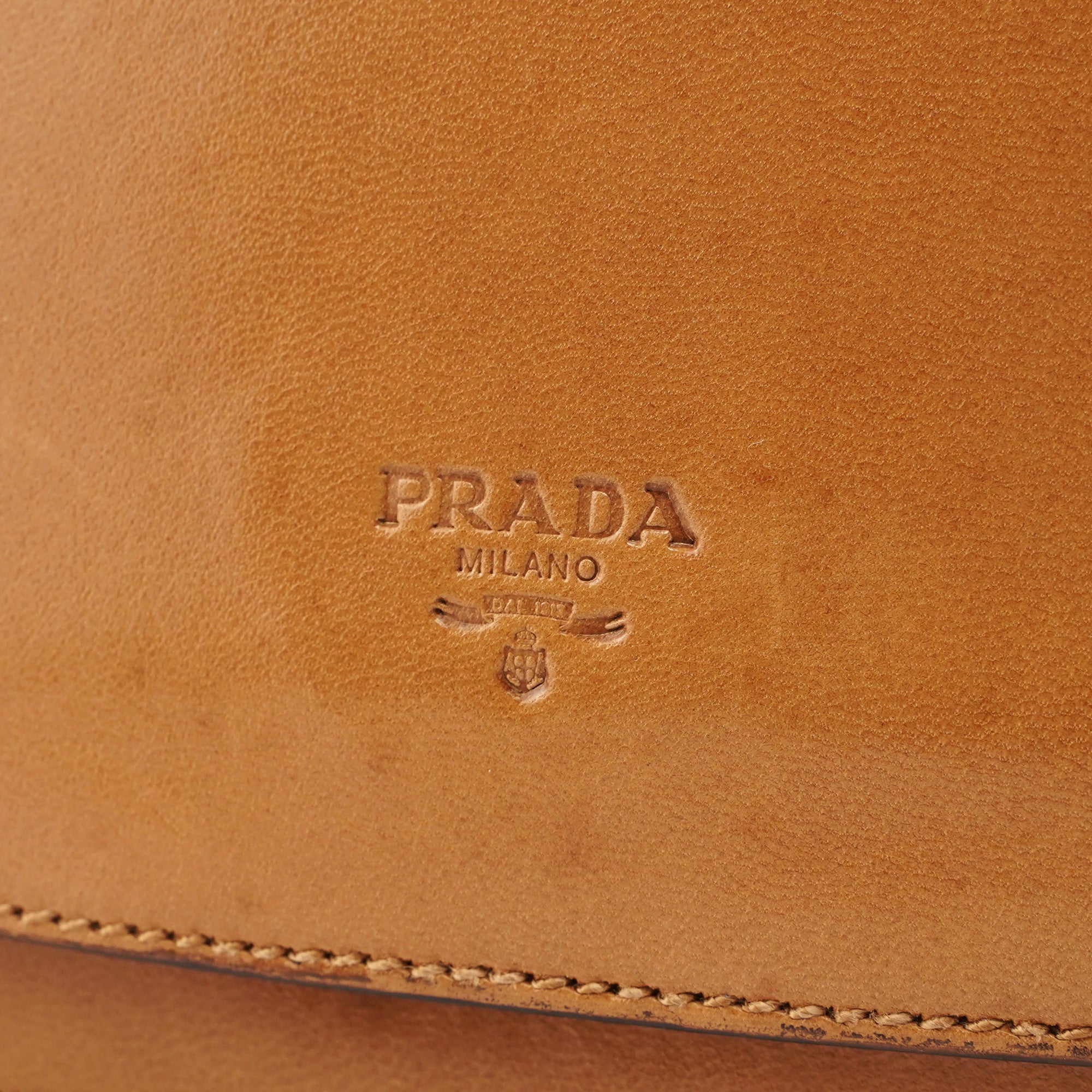 1996 Beige Madras Swing Top Handle Bag