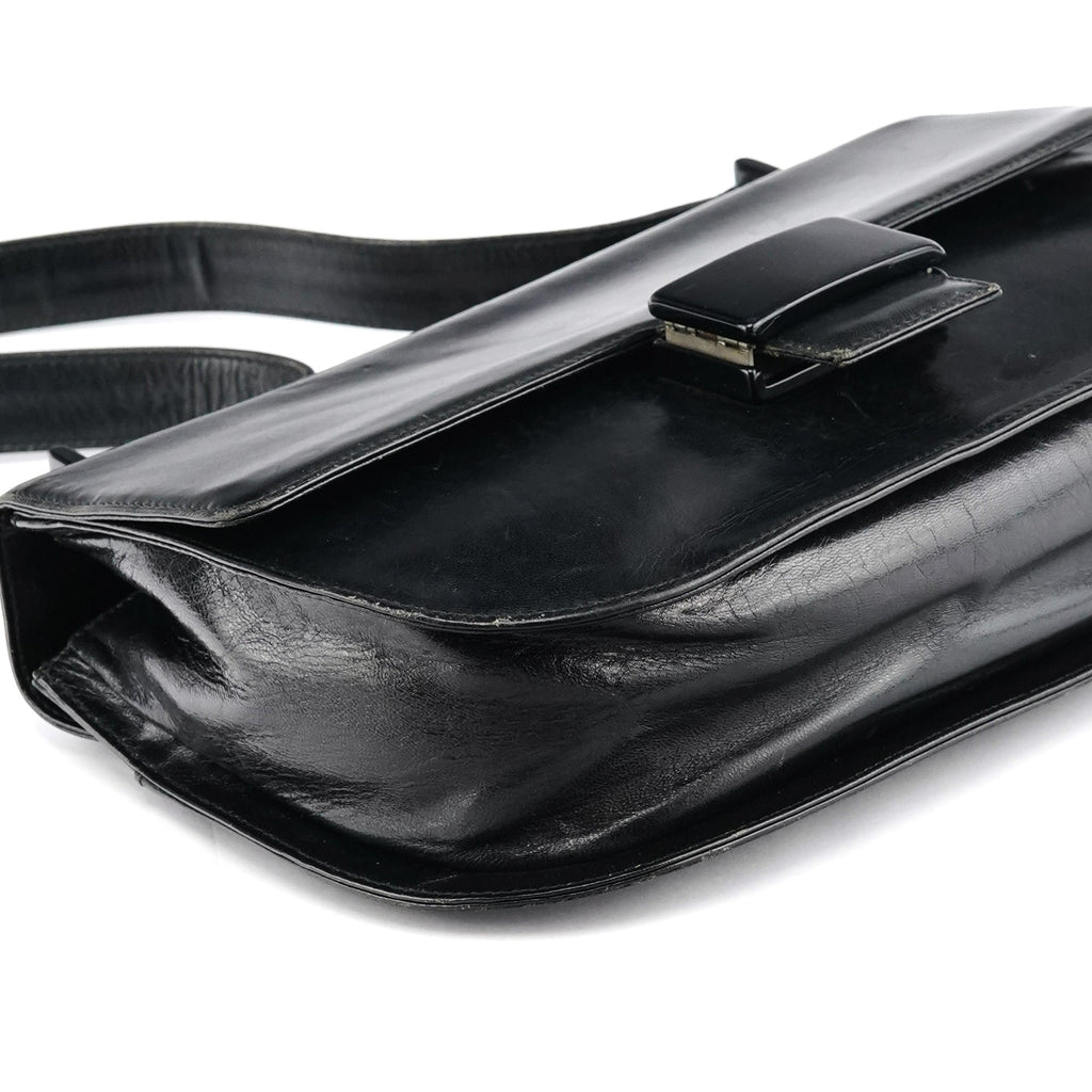 1996 Black Madras Swing Shoulder Bag