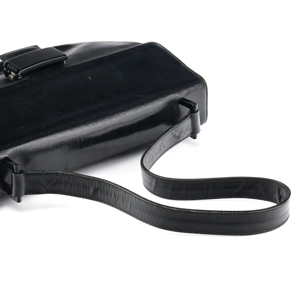 1996 Black Madras Swing Shoulder Bag