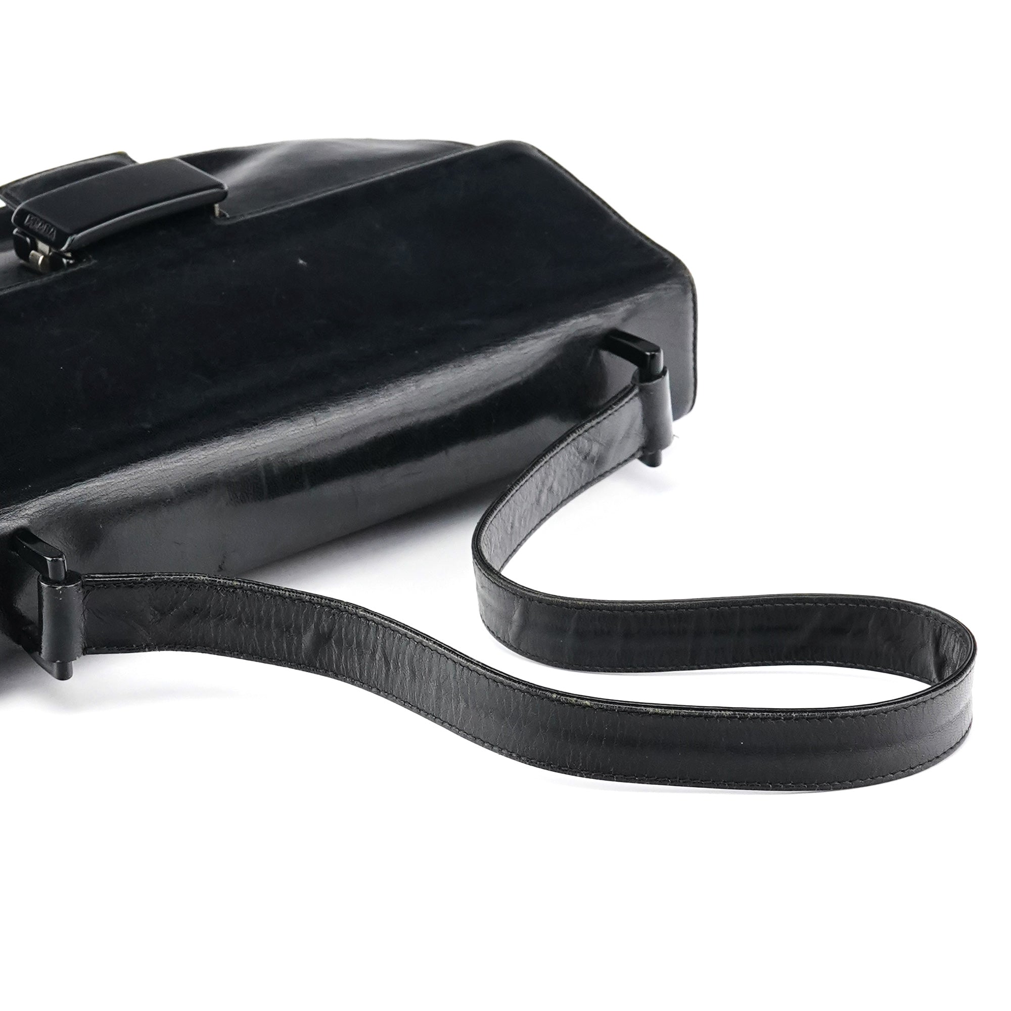 1996 Black Madras Swing Shoulder Bag