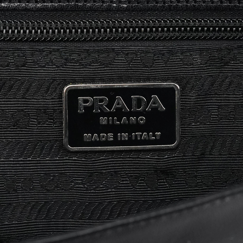1996 Black Madras Swing Shoulder Bag