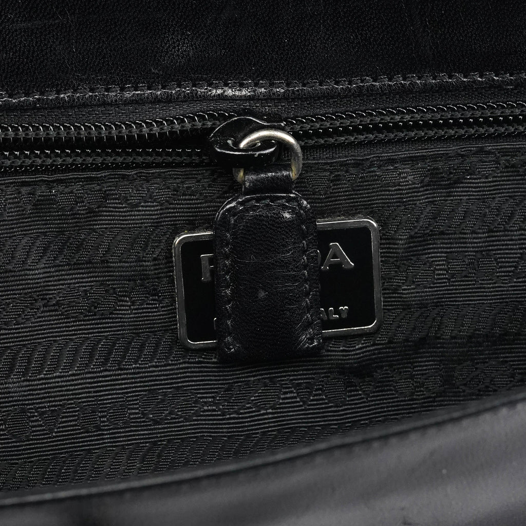 1996 Black Madras Swing Shoulder Bag