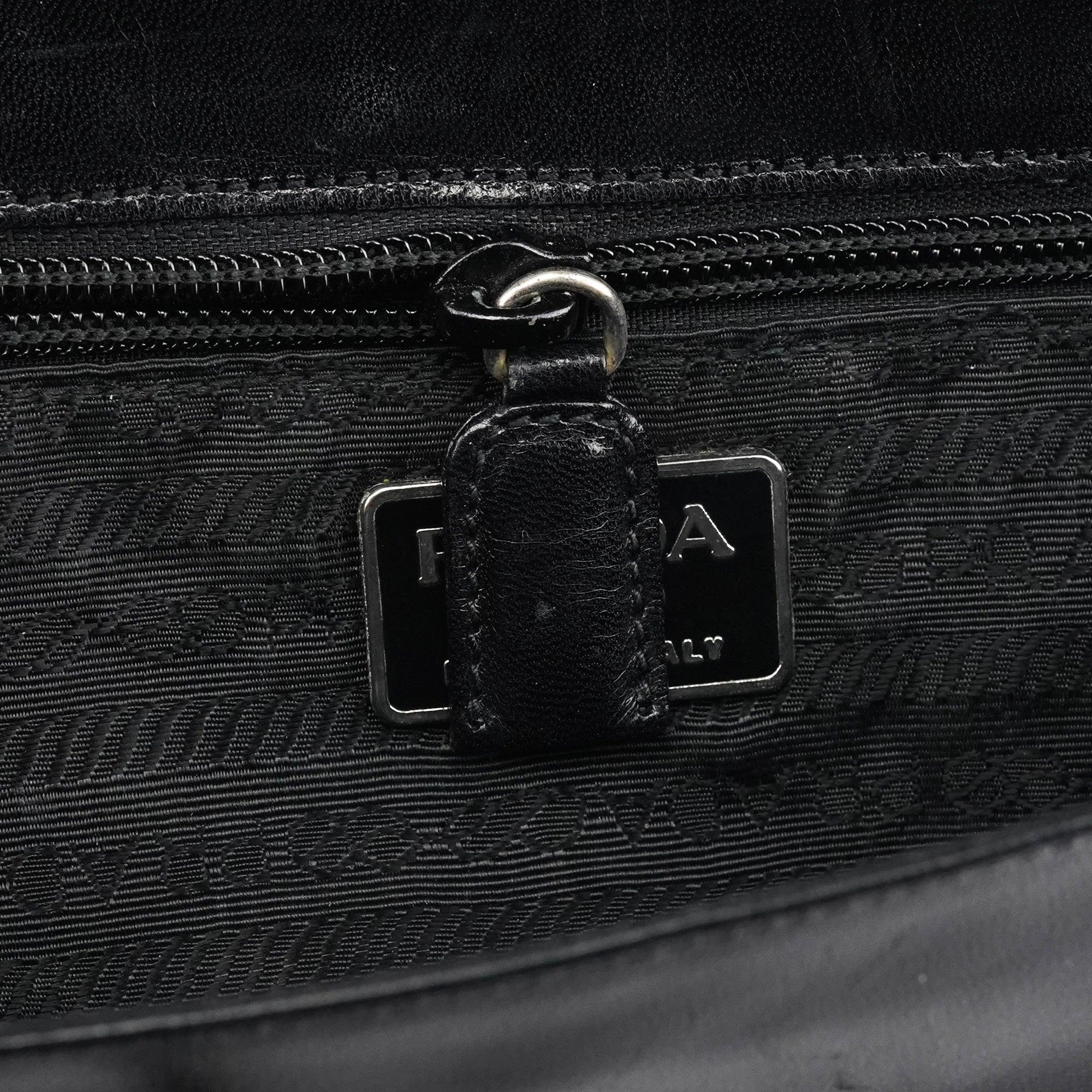 1996 Black Madras Swing Shoulder Bag