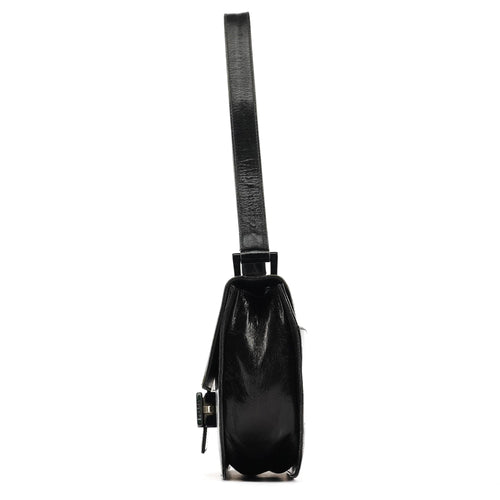 1996 Black Madras Swing Shoulder Bag