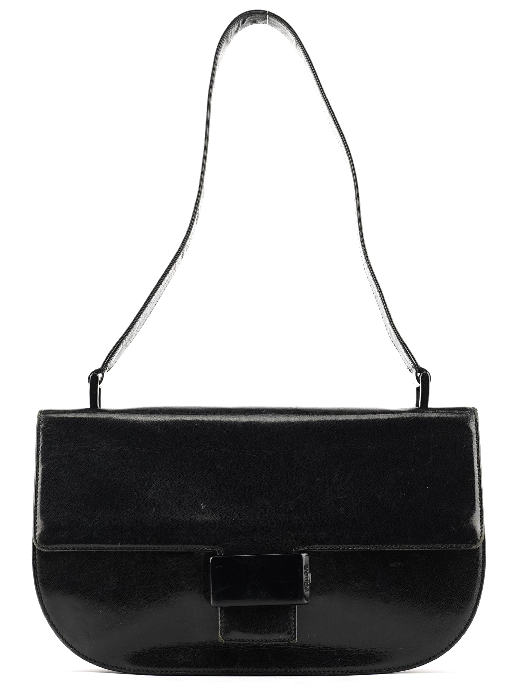 1996 Black Madras Swing Shoulder Bag