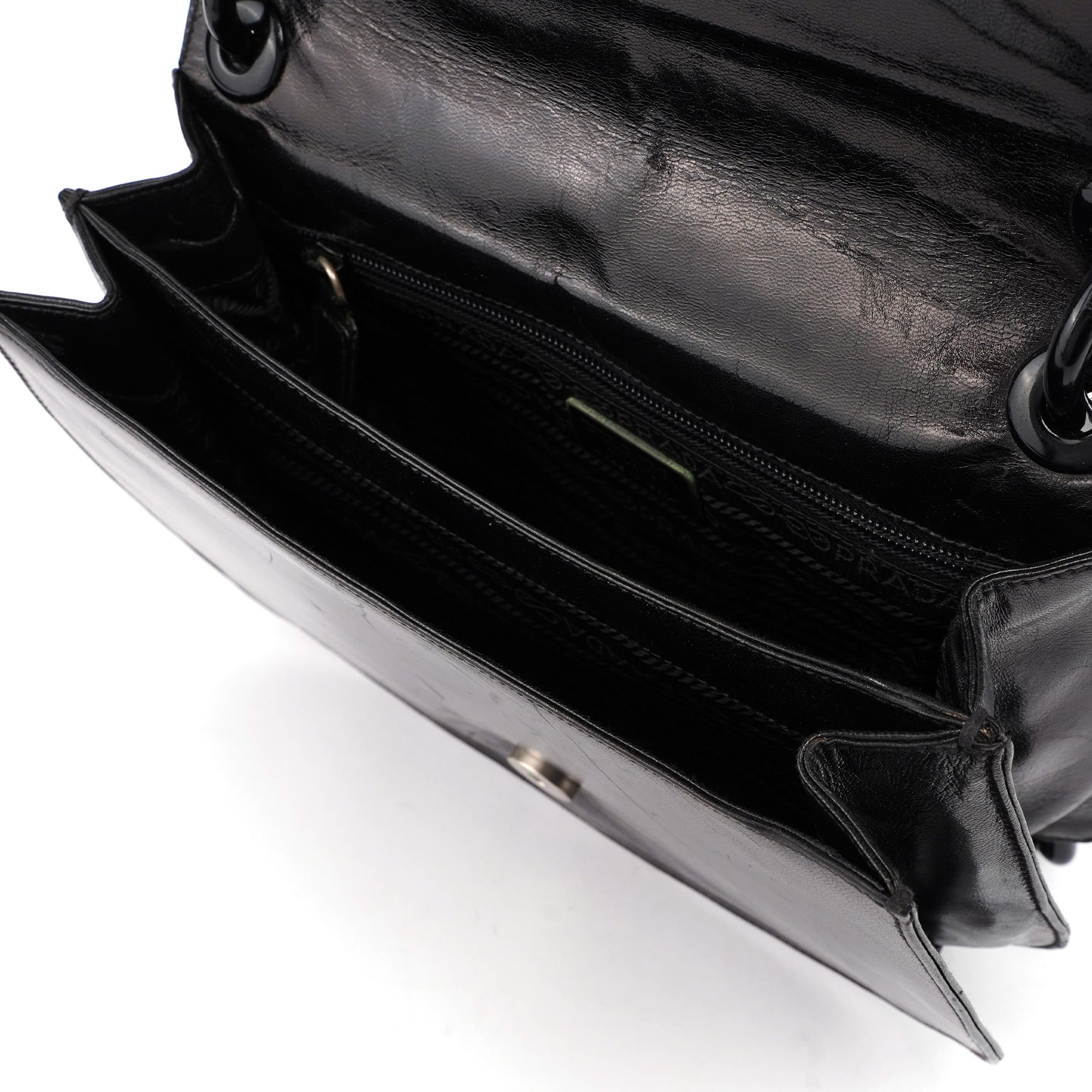 1996 Black Madras Swing Shoulder Bag