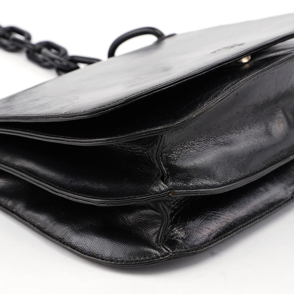 1996 Black Madras Swing Shoulder Bag