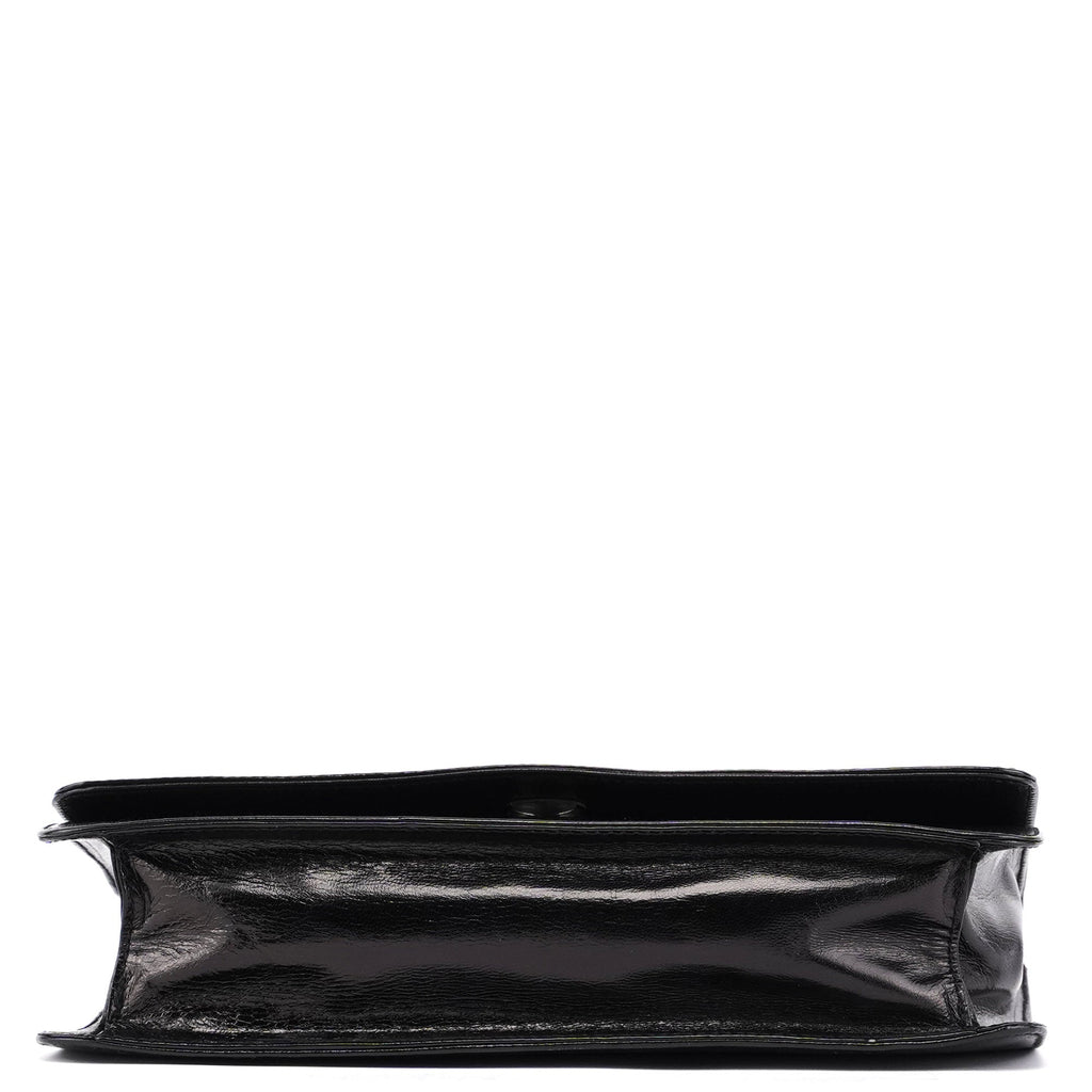 1996 Black Madras Swing Shoulder Bag