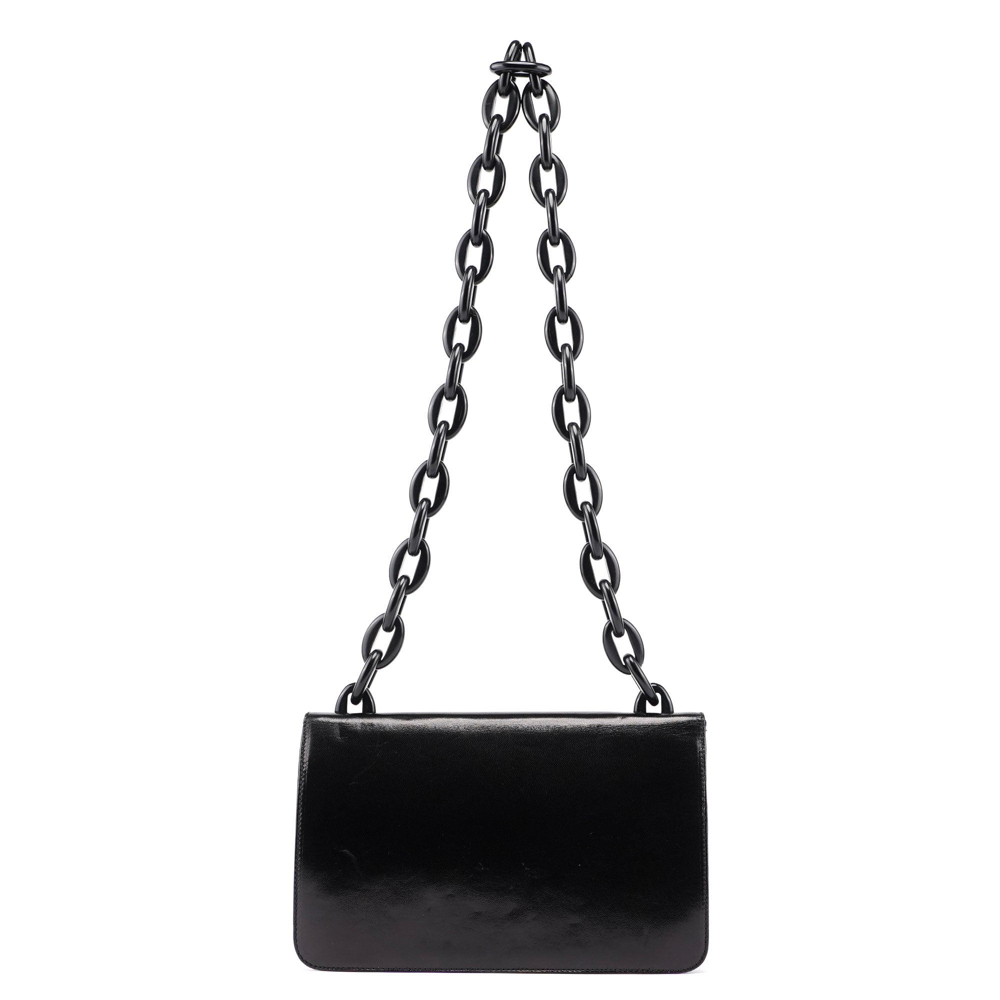 1996 Black Madras Swing Shoulder Bag