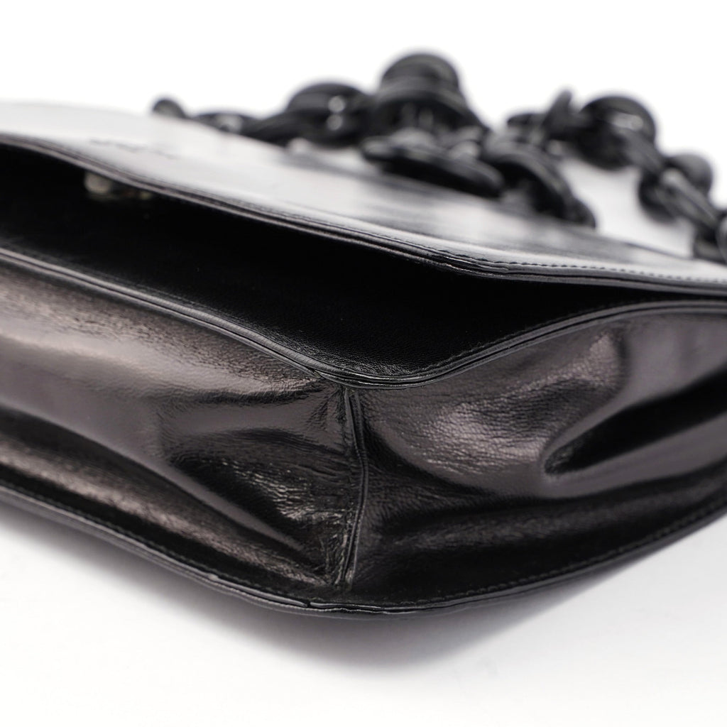 1996 Black Madras Swing Shoulder Bag
