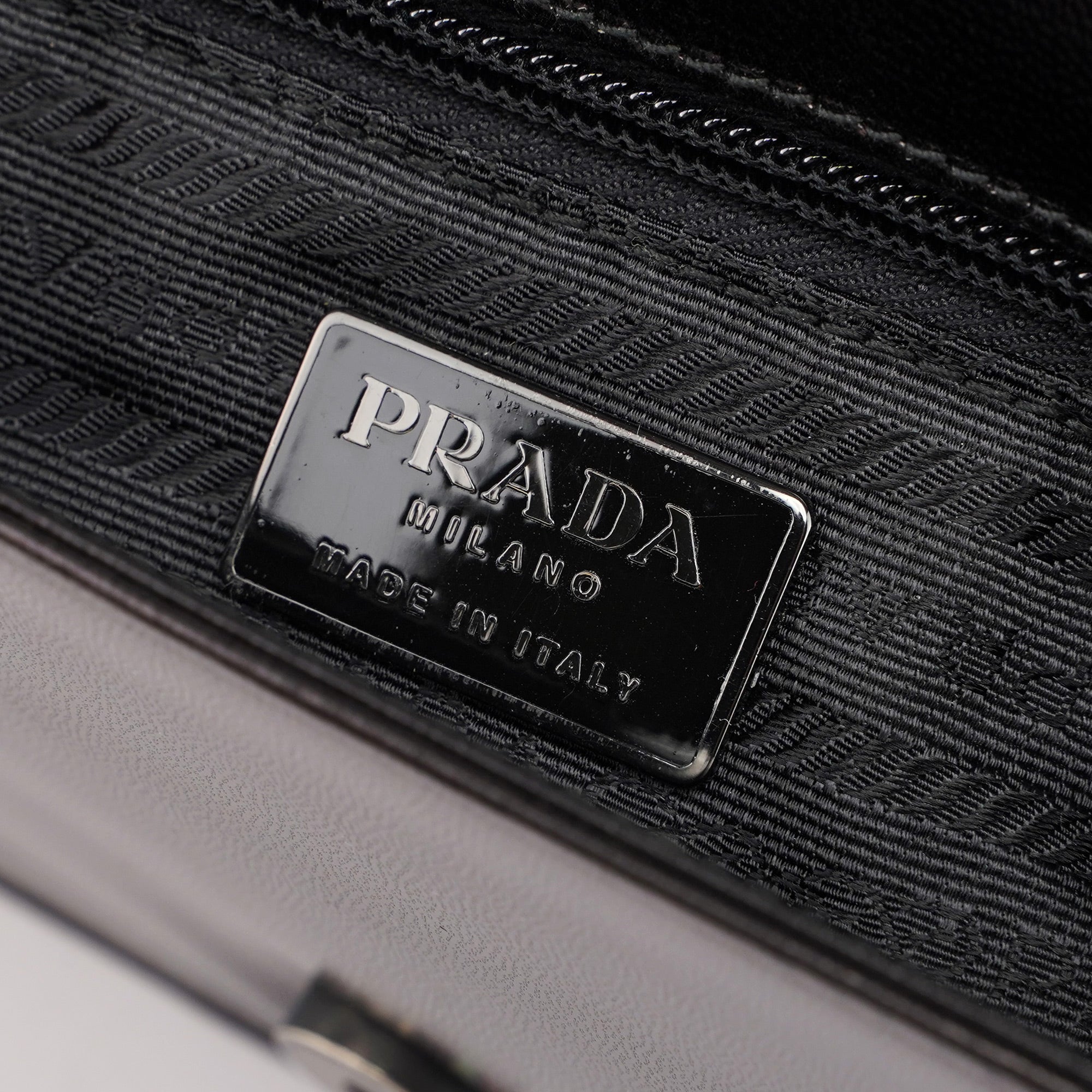 1996 Black Madras Swing Shoulder Bag