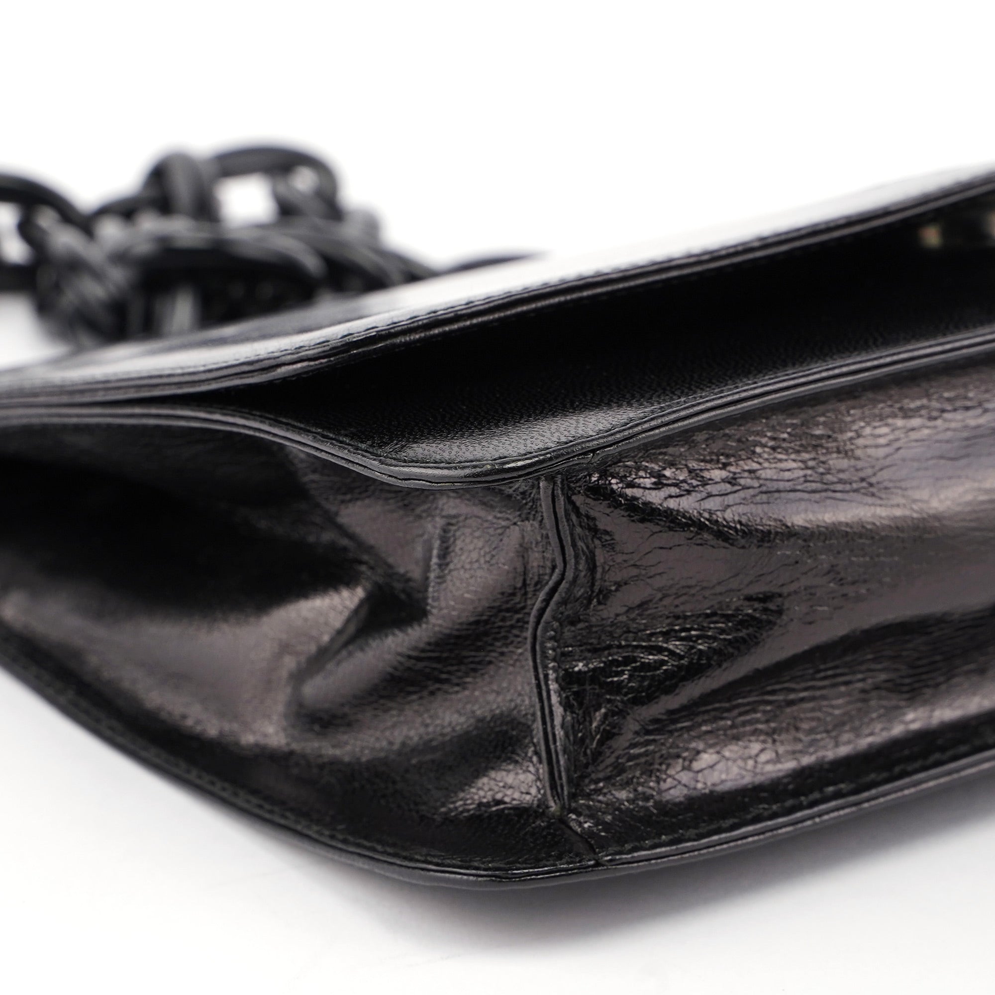 1996 Black Madras Swing Shoulder Bag