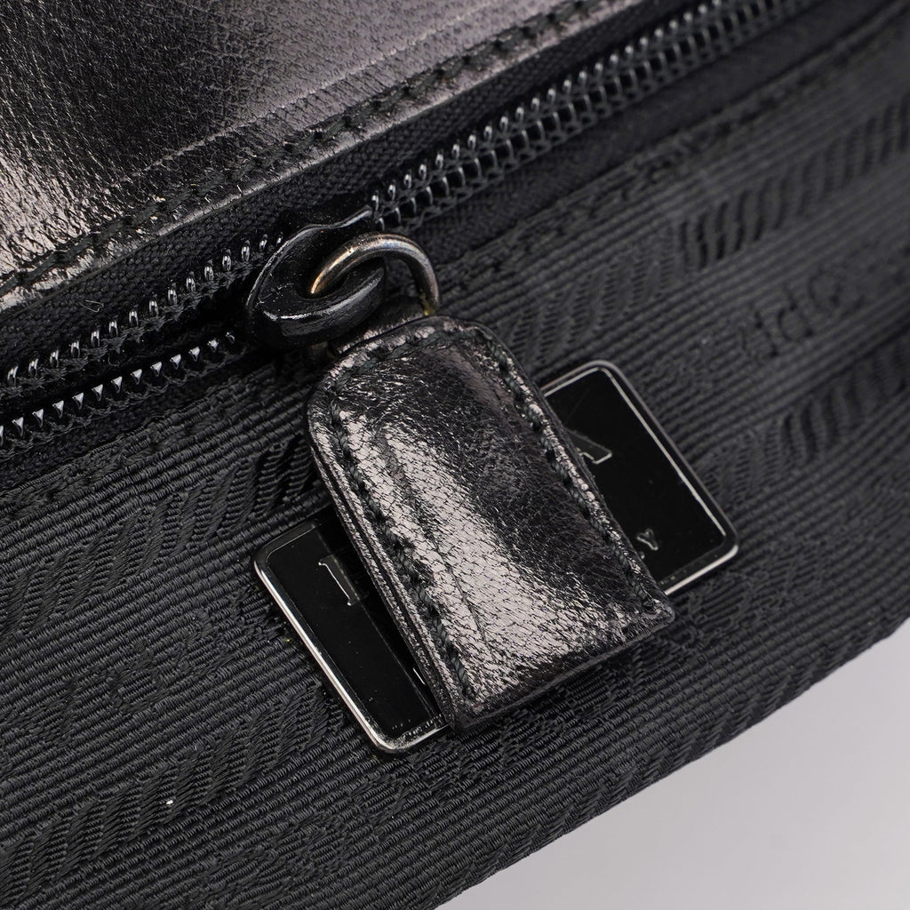 1996 Black Madras Swing Shoulder Bag