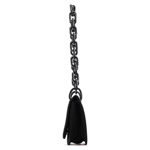 1996 Black Tessuto Swing Nylon Chain Shoulder Bag