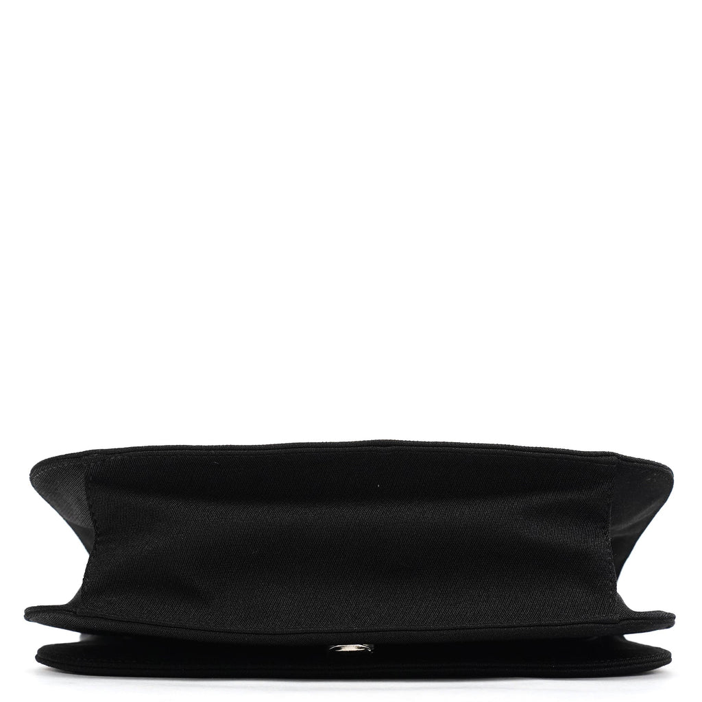 1996 Black Tessuto Swing Nylon Chain Shoulder Bag