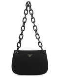 1996 Black Tessuto Swing Nylon Chain Shoulder Bag