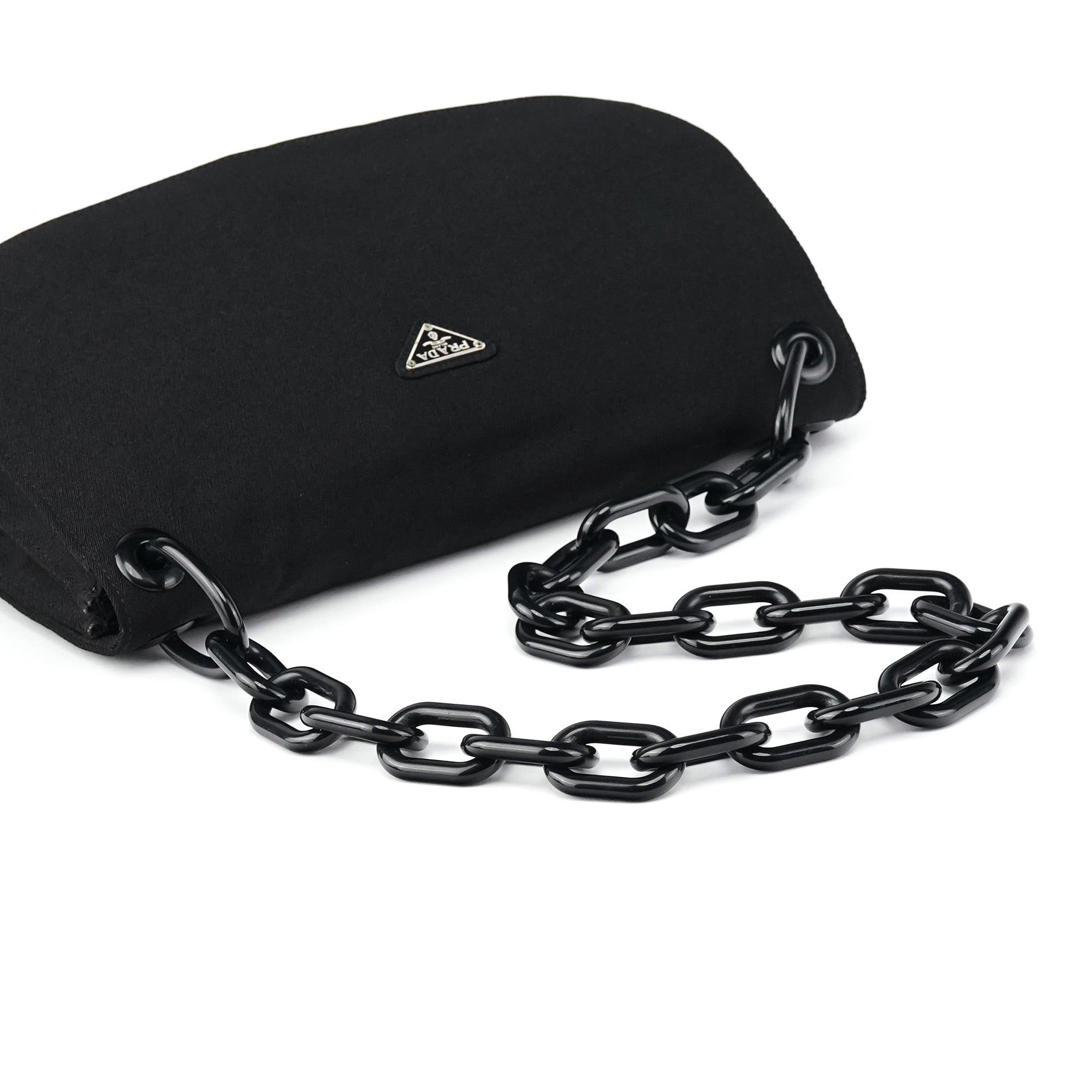 1996 Black Tessuto Swing Shoulder Bag