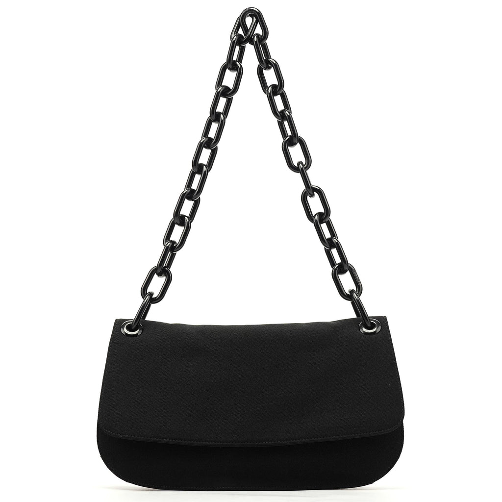 1996 Black Tessuto Swing Shoulder Bag