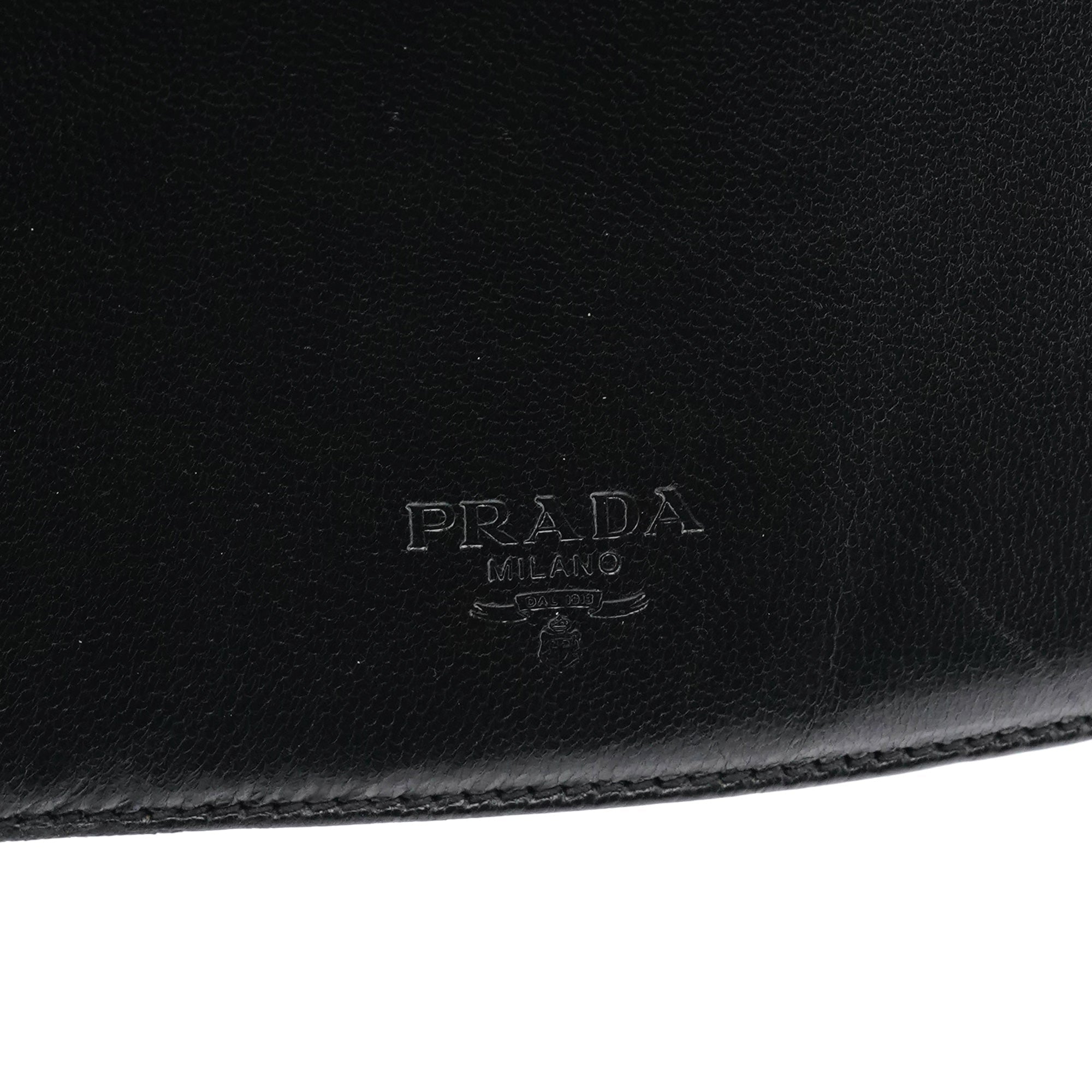 1996 Black Vitello Swing Calfskin Chain Shoulder Bag
