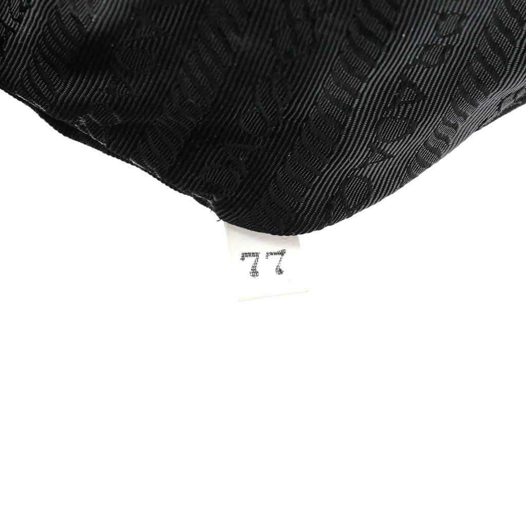 1996 Black Vitello Swing Calfskin Chain Shoulder Bag