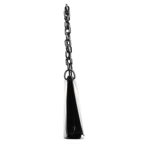 1996 Black Vitello Swing Calfskin Chain Shoulder Bag