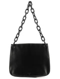 1996 Black Vitello Swing Calfskin Chain Shoulder Bag