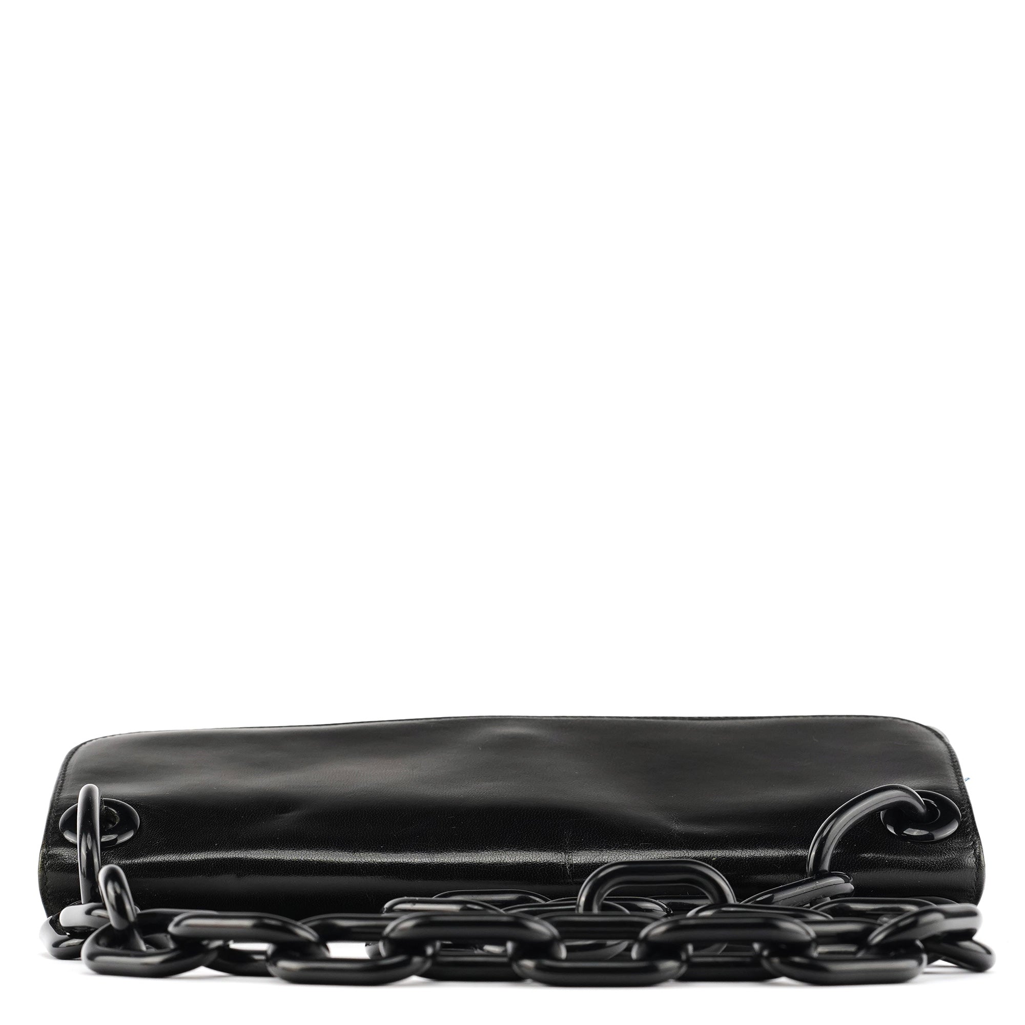 1996 Black Vitello Swing Shoulder Bag