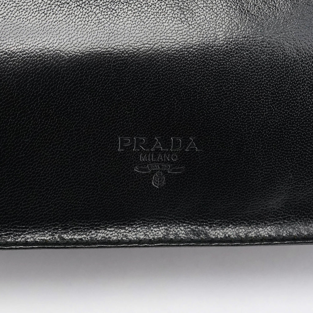 1996 Black Vitello Swing Shoulder Bag