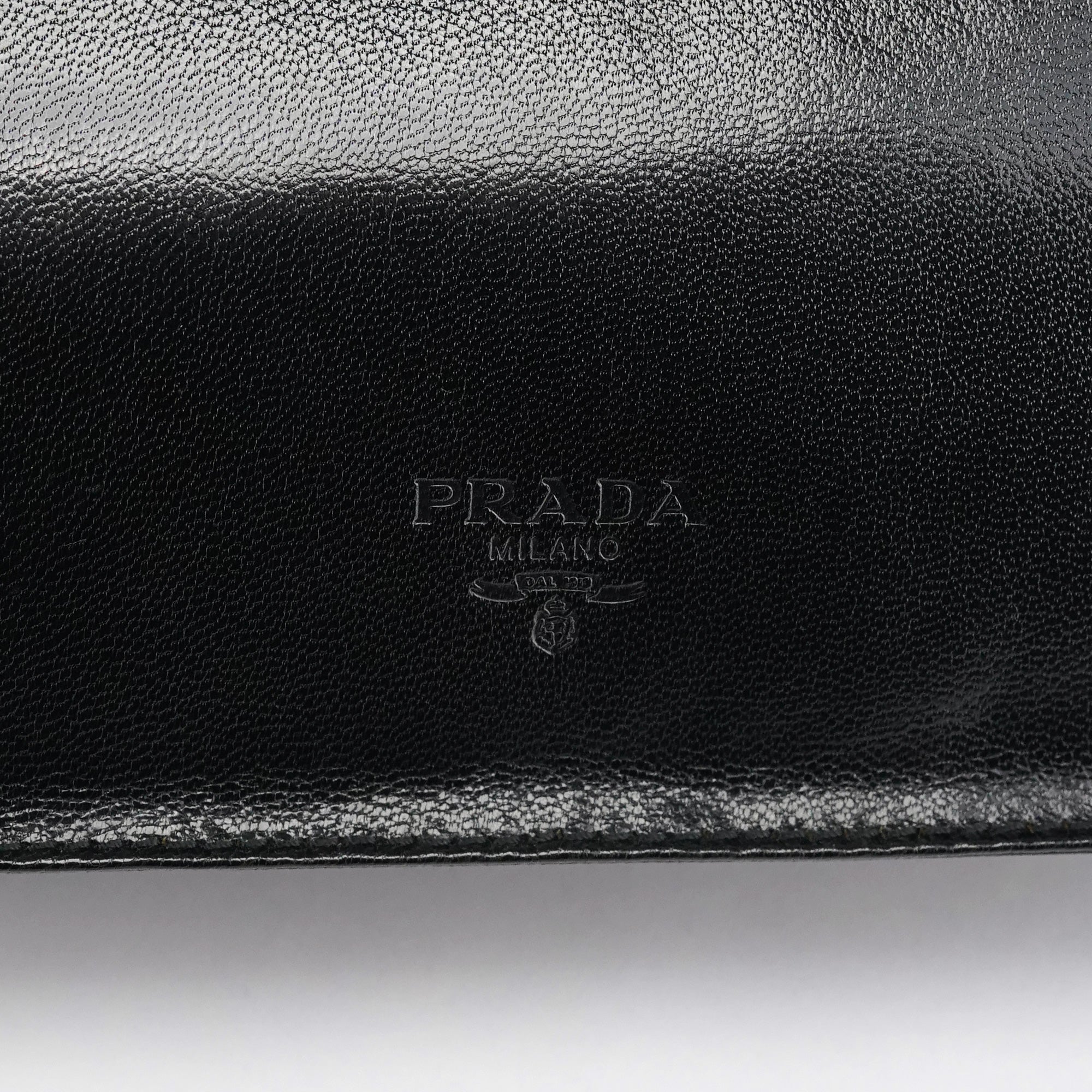 1996 Black Vitello Swing Shoulder Bag