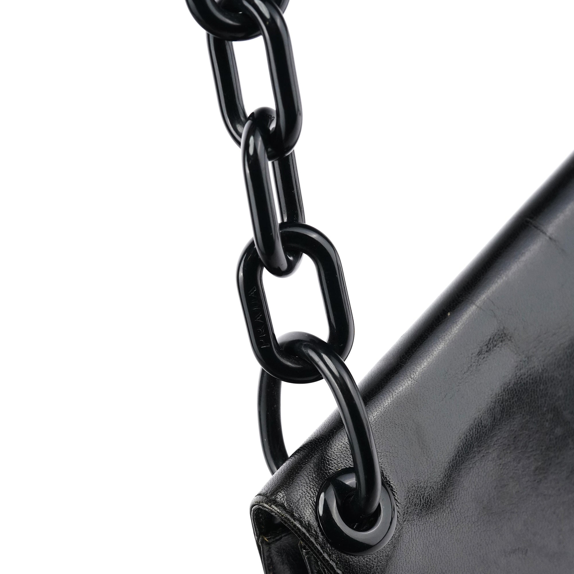 1996 Black Vitello Swing Shoulder Bag