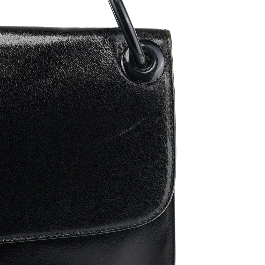 1996 Black Vitello Swing Shoulder Bag