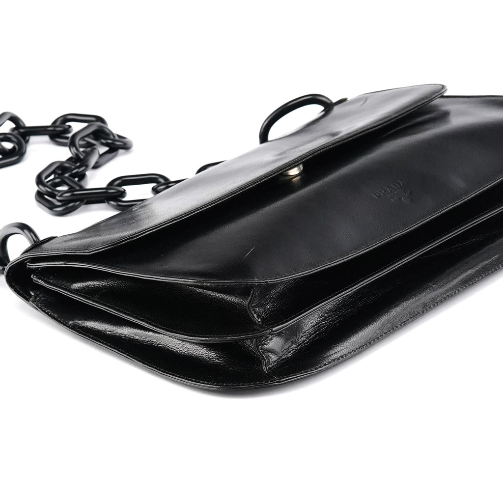 1996 Black Vitello Swing Shoulder Bag