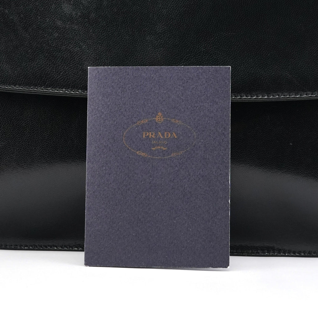 1996 Black Vitello Swing Shoulder Bag