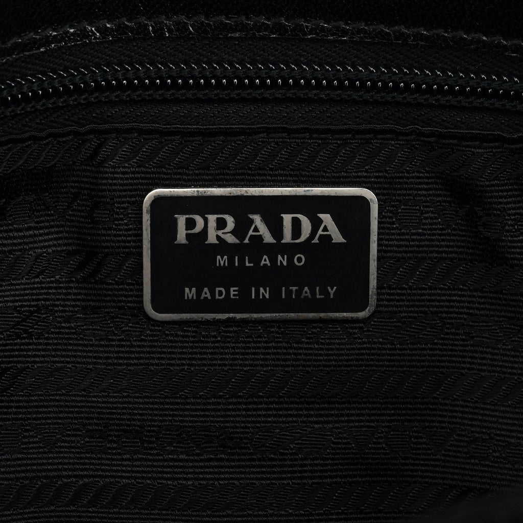 1996 Black Vitello Swing Shoulder Bag