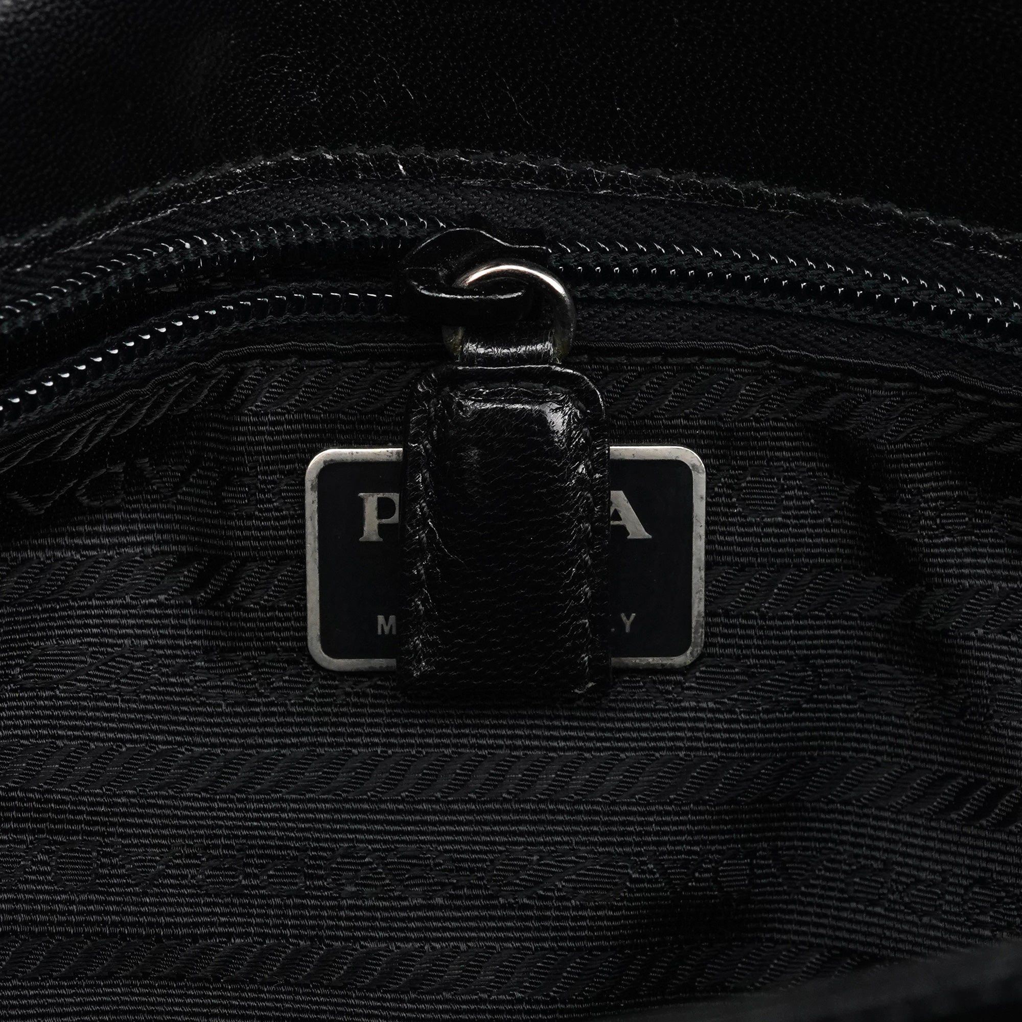 1996 Black Vitello Swing Shoulder Bag