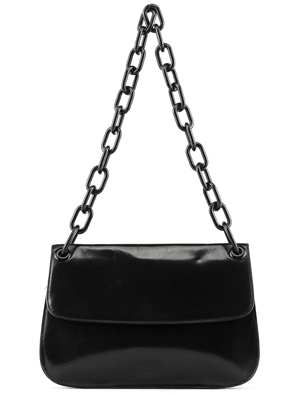 1996 Black Vitello Swing Shoulder Bag