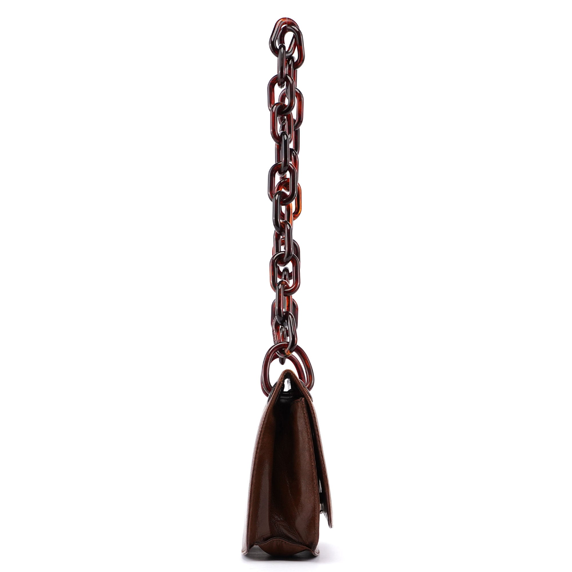 1996 Brown Madras Swing Shoulder Bag