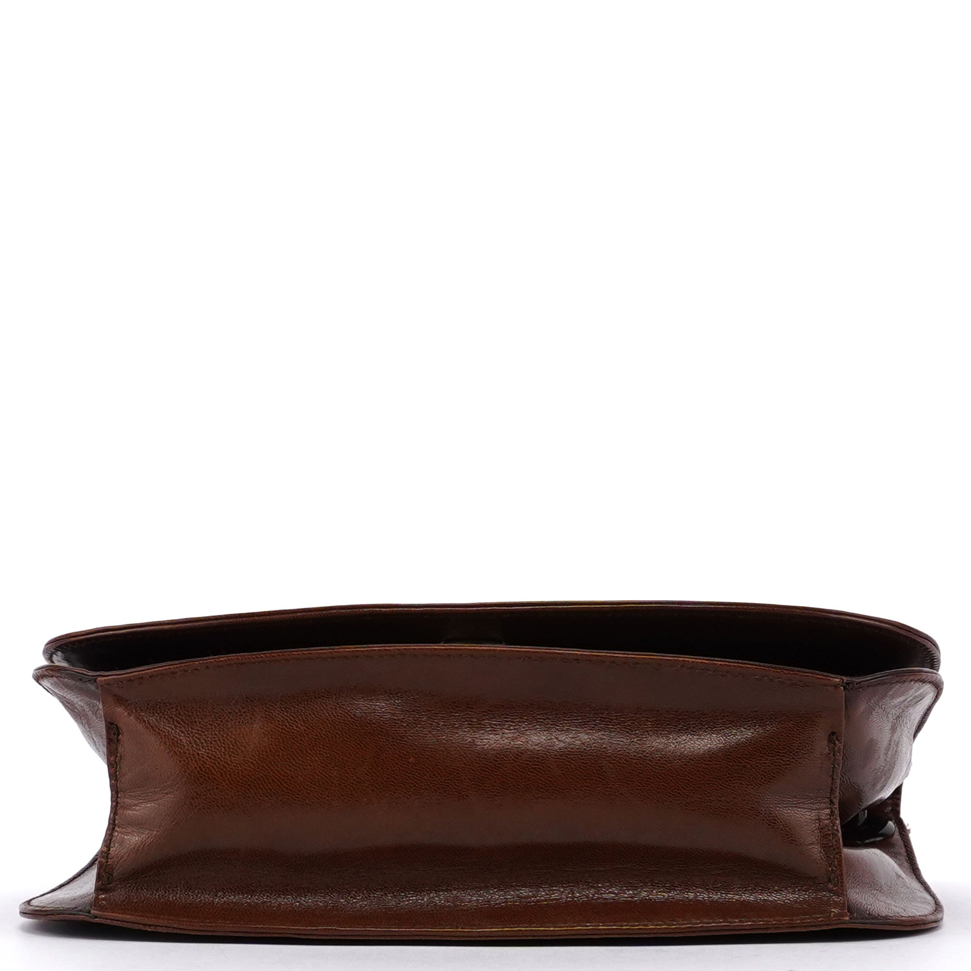 1996 Brown Madras Swing Shoulder Bag