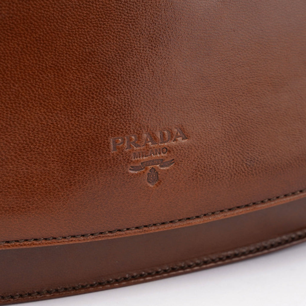 1996 Brown Madras Swing Shoulder Bag