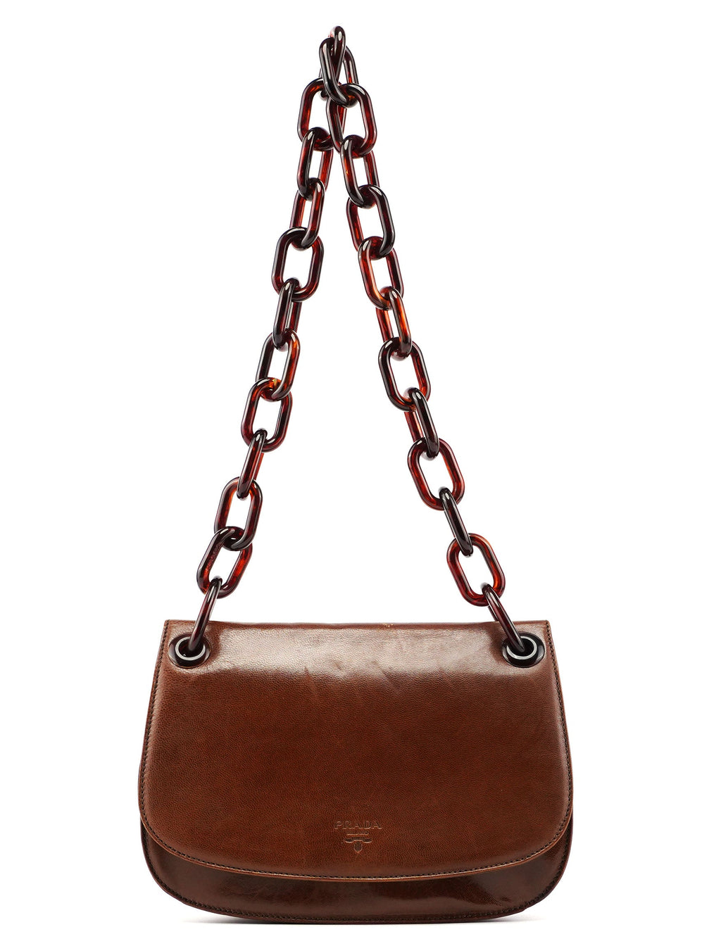 1996 Brown Madras Swing Shoulder Bag
