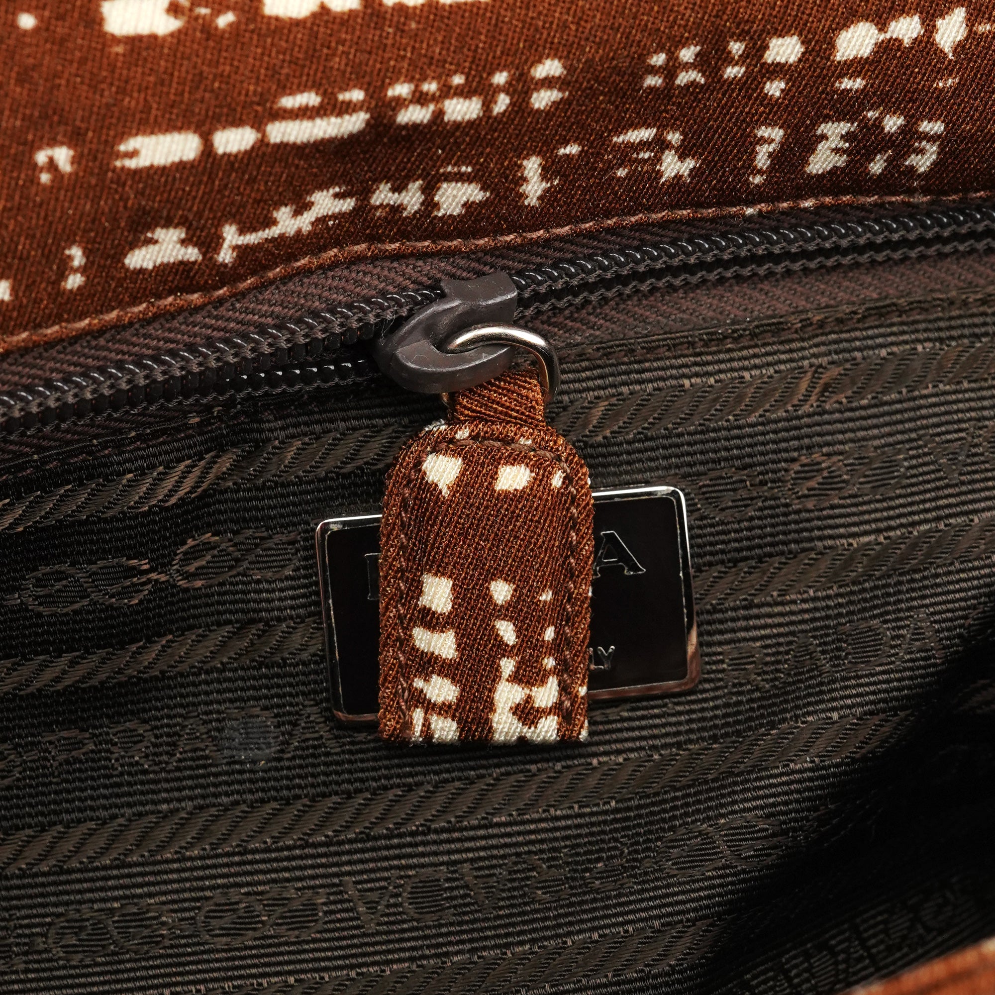 1996 Brown Tessuto Swing Shoulder Bag